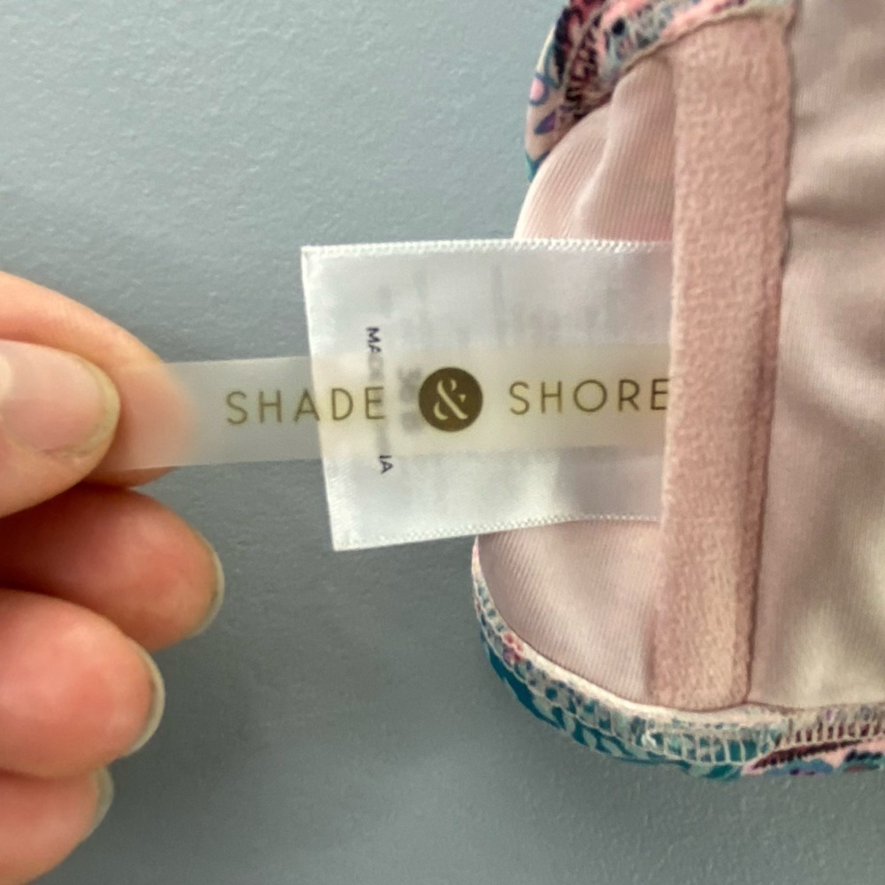 Shade Shore boho bandeau bikini top 36B - Picture 5 of 10